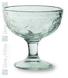 Copa Helado Gourmande, Cristalería, 41 cl (130 mm de Alto x 125 mm de Diámetro) (Set de 6)