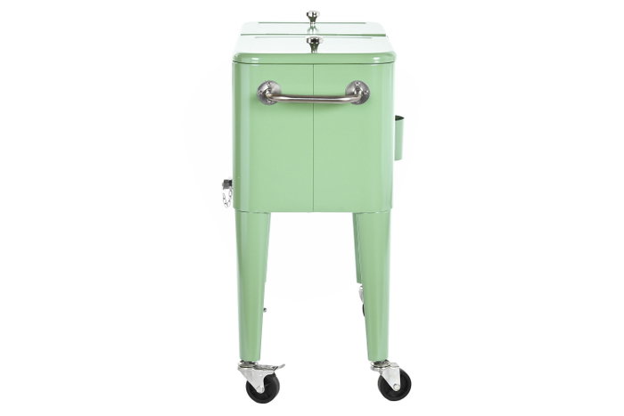 DKD Home Decor Nevera de Acero PP 56 Litros Verde Menta DKD Home Decor Nevera de Acero PP 56 Litros Verde Menta
