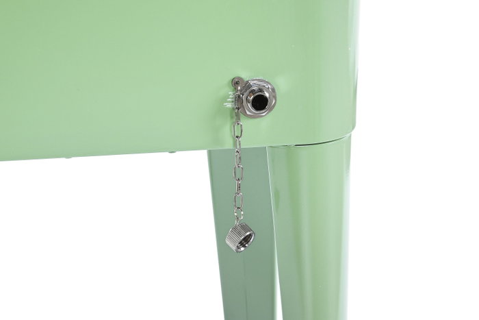 DKD Home Decor Nevera de Acero PP 56 Litros Verde Menta DKD Home Decor Nevera de Acero PP 56 Litros Verde Menta