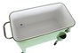 DKD Home Decor Nevera de Acero PP 56 Litros Verde Menta