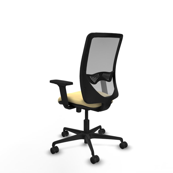 PIQUERAS Y CRESPO Silla de oficina Zulema con mecanismo Sincro/Traslack, Crema y Gris PIQUERAS Y CRESPO Silla de oficina Zulema con mecanismo Sincro/Traslack, Crema y Gris