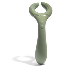 Platanomelón CRABY Vibrador para Parejas, 3 Intensidades, 7 Modos de Vibración, Sumergible, Recargable USB, Silicona Hipoalergénica, 1 Unidad