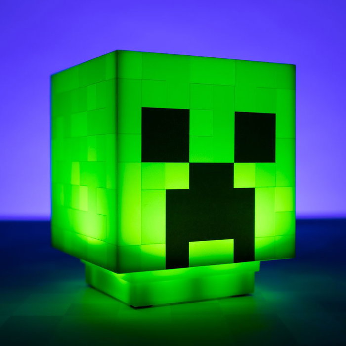 Minecraft Lámpara Creeper
