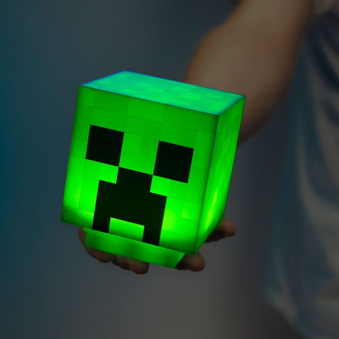 Minecraft Lámpara Creeper