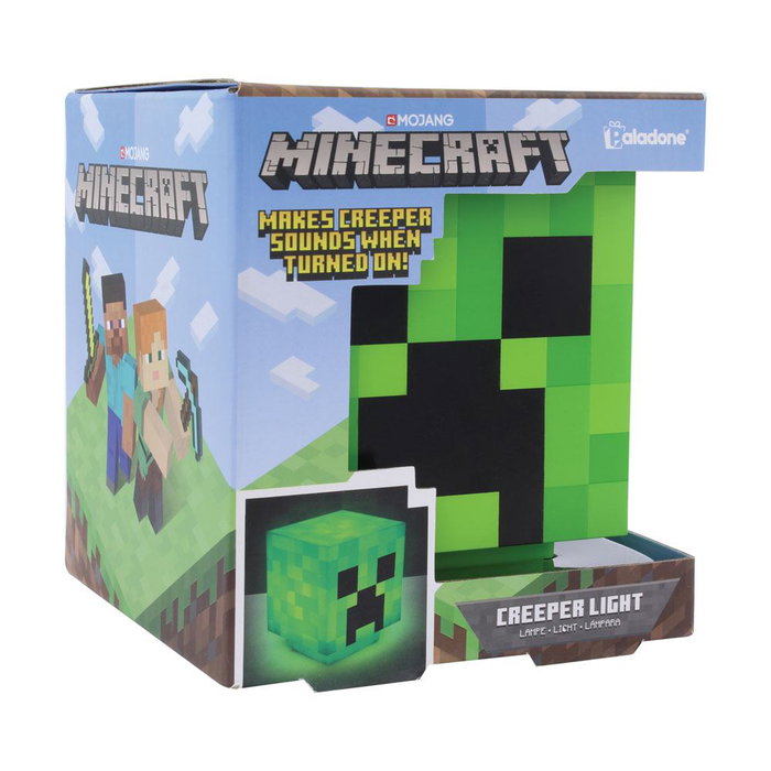 Minecraft Lámpara Creeper