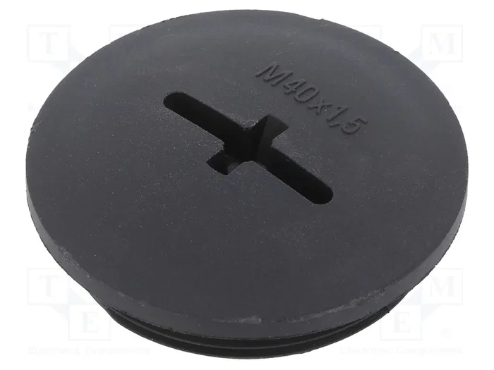 BM GROUP Tapón M40 1,5 IP56 Negro BM GROUP Tapón M40 1,5 IP56 Negro