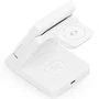 Aisens Cargador Inalámbrico 4 en 1 ASCH-15W4WC063-W, 15W, Blanco, para Móvil, Apple Watch y Auriculares con Power Bank Integrado