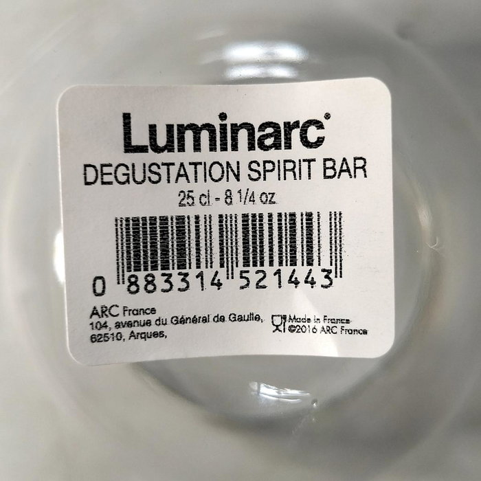 Luminarc Spirit Bar Vaso Alto 16cl