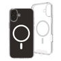 Muvit Funda Recycletek MagSafe para iPhone 16 Plus Transparente