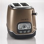 Ariete 158/36 Tostador Clásica de 2 Ranuras, Bronce con Selector de Tueste y Bandeja Recogemigas