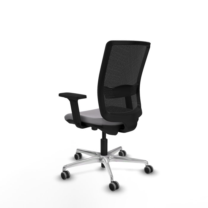 PIQUERAS Y CRESPO Silla de oficina Haches Gris y Negro