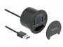 DeLOCK 64153 Concentrador de Escritorio 4 Puertos USB 3.2 Gen 1 Tipo-A Negro