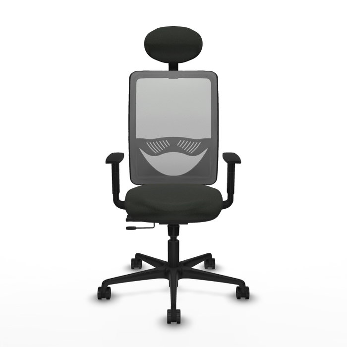 PIQUERAS Y CRESPO Silla de oficina Zulema con mecanismo Sincro/Traslack, Negro y Gris PIQUERAS Y CRESPO Silla de oficina Zulema con mecanismo Sincro/Traslack, Negro y Gris