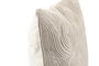 DKD Home Decor India 24 Cojin Boho Crudo 45 x 45 cm (2 Unidades) Bordado a Mano Algodon