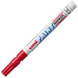 Uni-Ball Marcador Permanente Paint PX-21 L Rojo Caja 12 Ud