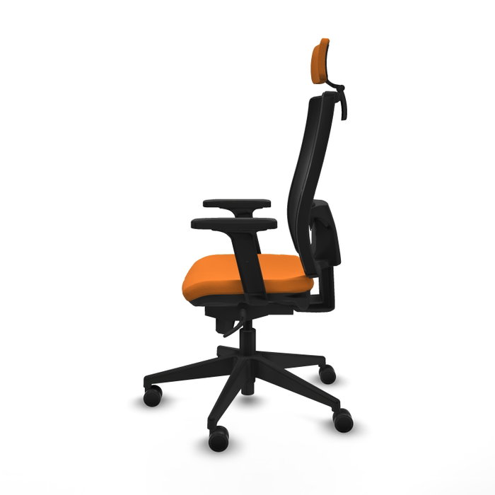 PIQUERAS Y CRESPO Silla de oficina Horna Naranja y Negro