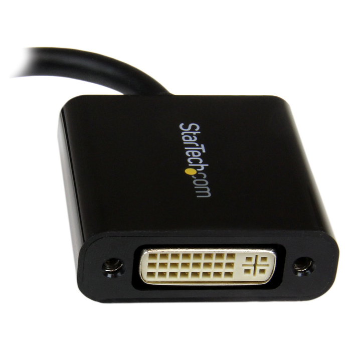 StarTech Adaptador de vídeo Mini DisplayPort a DVI MDP2DVI3 Negro StarTech Adaptador de vídeo Mini DisplayPort a DVI MDP2DVI3 Negro