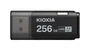 Kioxia U301 Memoria USB Flash 256 GB USB 3.2 Gen 1 Tipo A, Negro, Con Tapa y Llavero, Compatible con Windows y macOS