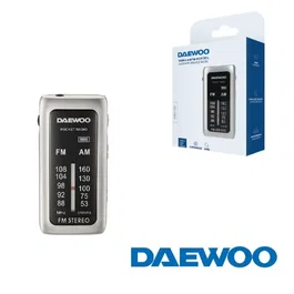 Daewoo Radio Portátil Analógica DW1129 Negro, Plata
