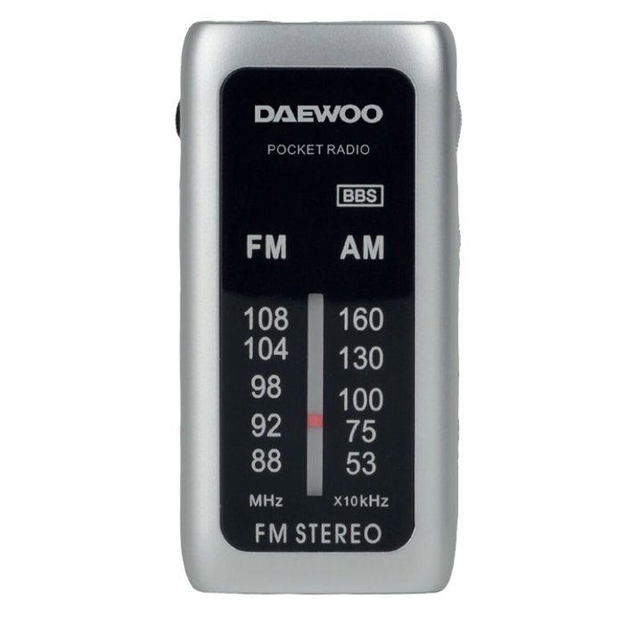 DAEWOO Radio Portátil DW1129 AM/FM Plata DAEWOO Radio Portátil DW1129 AM/FM Plata