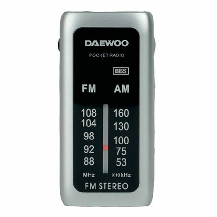 DAEWOO Radio Portátil DW1129 AM/FM Plata DAEWOO Radio Portátil DW1129 AM/FM Plata