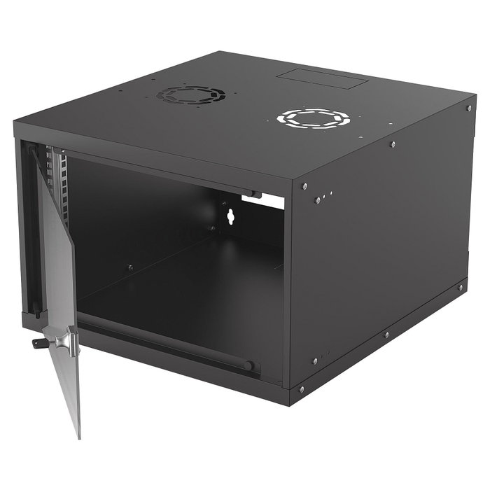 Intellinet Bastidor de Pared 19" 6U Rack de Red, 560 mm de Profundidad, Negro, Carga Max. 50 kg, Armario Mural Intellinet Bastidor de Pared 19" 6U Rack de Red, 560 mm de Profundidad, Negro, Carga Max. 50 kg, Armario Mural