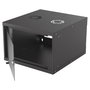 Intellinet Bastidor de Pared 19" 6U Rack de Red, 560 mm de Profundidad, Negro, Carga Max. 50 kg, Armario Mural