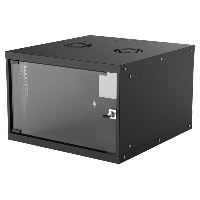 Intellinet Bastidor de Pared 19" 6U Rack de Red, 560 mm de Profundidad, Negro, Carga Max. 50 kg, Armario Mural Intellinet Bastidor de Pared 19" 6U Rack de Red, 560 mm de Profundidad, Negro, Carga Max. 50 kg, Armario Mural