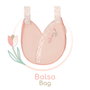Decuevas Coche de Muñeca Plegable Tulipe con Sombrilla y Bolso