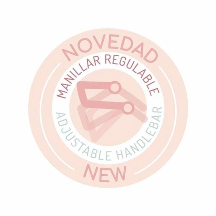 Decuevas Coche de Muñeca Plegable Tulipe con Sombrilla y Bolso