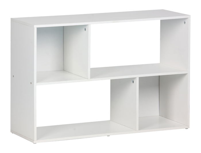 Inde Estantería Cubo/Rectangular 4 Compartimentos Moblekit Inde Estantería Cubo/Rectangular 4 Compartimentos Moblekit