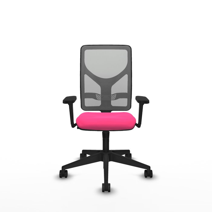 PIQUERAS Y CRESPO Silla de oficina Motilla con mecanismo Sincro, Rosa y Gris PIQUERAS Y CRESPO Silla de oficina Motilla con mecanismo Sincro, Rosa y Gris