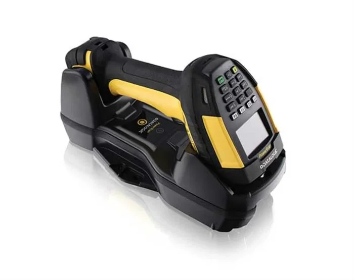 Datalogic PM9600-DKHP433RK10 Lector de códigos de barras portátil 1D/2D láser negro, amarillo