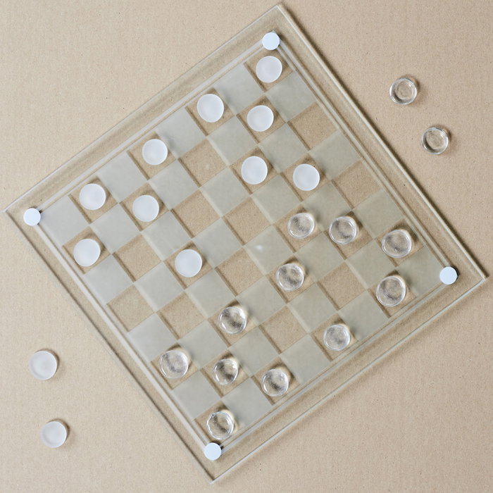 Mister Gadget Juego Damas De Vidrio Vintage Coleccion 1 Tablero 26 Fichas Pieza Decorativa