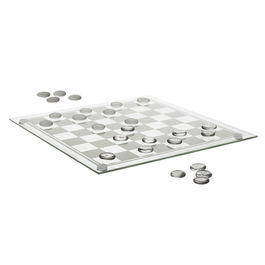 Mister Gadget Juego Damas De Vidrio Vintage Coleccion 1 Tablero 26 Fichas Pieza Decorativa