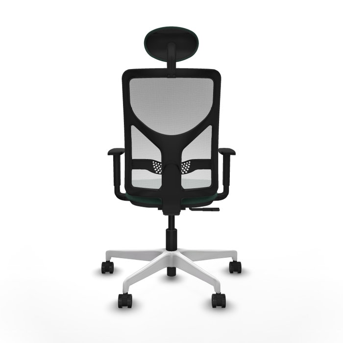 PIQUERAS Y CRESPO Silla de oficina Motilla con mecanismo Sincro, Verde botella y Blanco PIQUERAS Y CRESPO Silla de oficina Motilla con mecanismo Sincro, Verde botella y Blanco