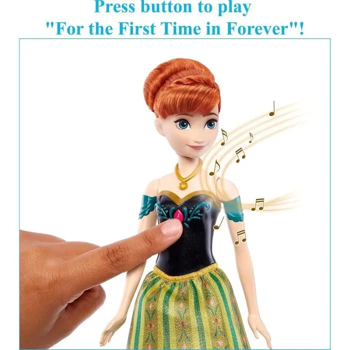 Mattel Muñeca Disney Frozen Anna Musical Mattel Muñeca Disney Frozen Anna Musical
