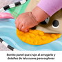 Fisher-Price Cojín para Jugar Boca Abajo Aventuras Sensoriales con Actividades y Juguetes Colgantes - JHB44