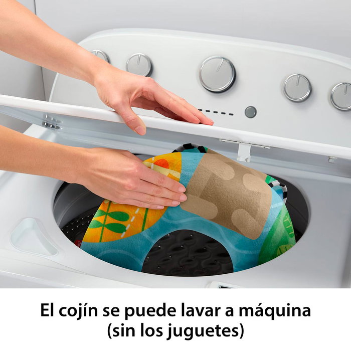 Fisher-Price Cojín para Jugar Boca Abajo Aventuras Sensoriales con Actividades y Juguetes Colgantes - JHB44 Fisher-Price Cojín para Jugar Boca Abajo Aventuras Sensoriales con Actividades y Juguetes Colgantes - JHB44