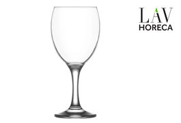 LAV Copa de Vino Aspen 45.5 cl - Vidrio - Dimensiones: 8.8 cm (ancho) x 20.5 cm (alto) x 7 cm (largo) - Peso: 3.58 kg (12 Unidades)