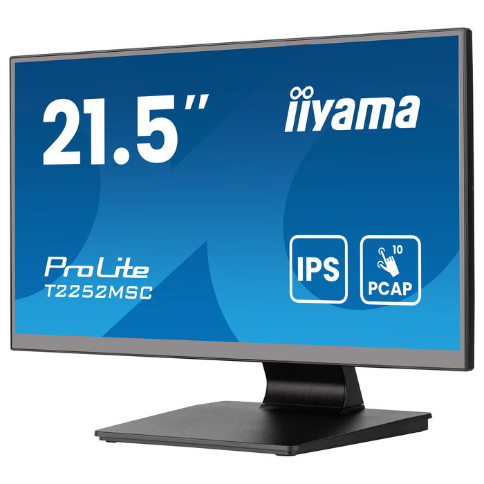 IIYAMA T2252MSC-B2AG Monitor Táctil 21.5" Full HD IPS 100Hz con USB-C, HDMI, DisplayPort, 2xUSB 3.2, Altavoces, VESA, Negro IIYAMA T2252MSC-B2AG Monitor Táctil 21.5" Full HD IPS 100Hz con USB-C, HDMI, DisplayPort, 2xUSB 3.2, Altavoces, VESA, Negro