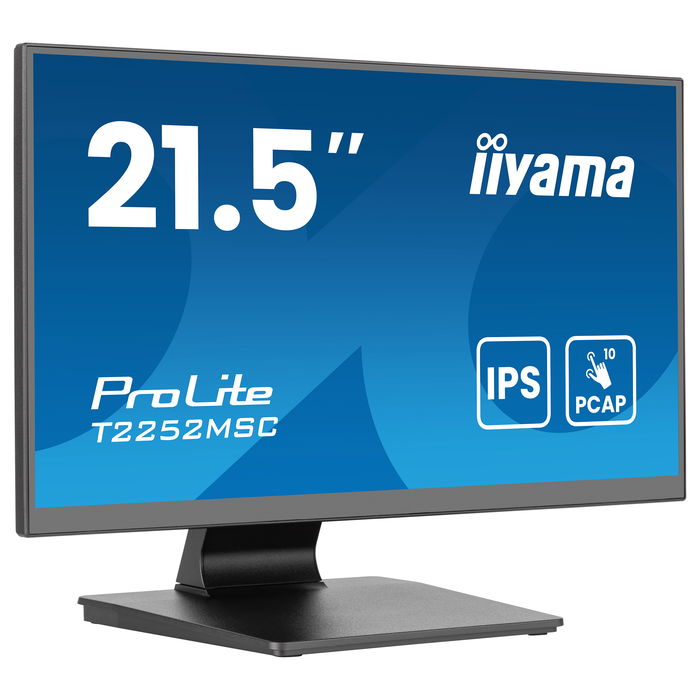 IIYAMA T2252MSC-B2AG Monitor Táctil 21.5" Full HD IPS 100Hz con USB-C, HDMI, DisplayPort, 2xUSB 3.2, Altavoces, VESA, Negro IIYAMA T2252MSC-B2AG Monitor Táctil 21.5" Full HD IPS 100Hz con USB-C, HDMI, DisplayPort, 2xUSB 3.2, Altavoces, VESA, Negro