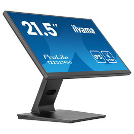 IIYAMA T2252MSC-B2AG Monitor Táctil 21.5" Full HD IPS 100Hz con USB-C, HDMI, DisplayPort, 2xUSB 3.2, Altavoces, VESA, Negro