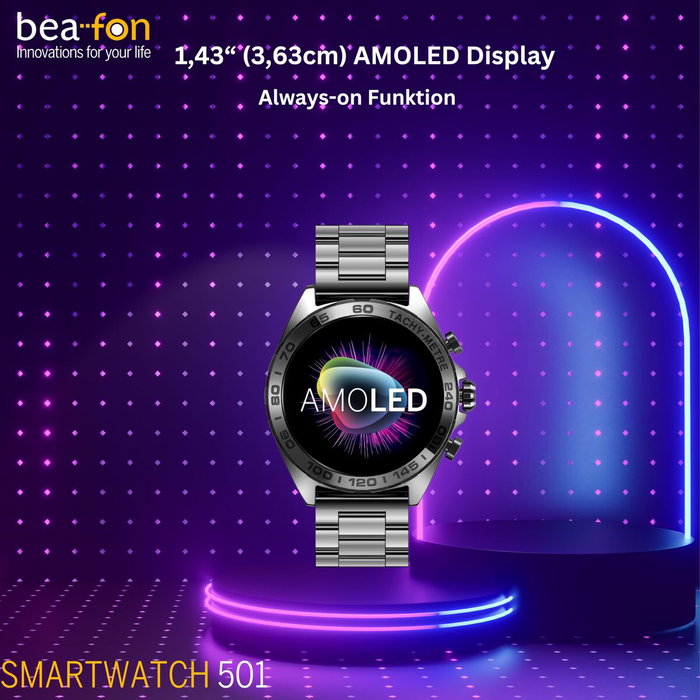 Bea-Fon Watch 501 Black Metal