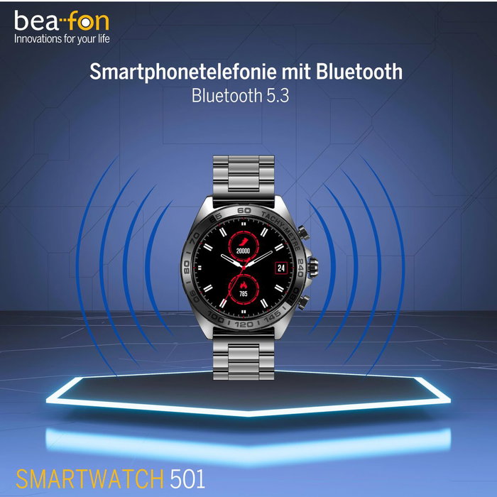 Bea-Fon Watch 501 Black Metal
