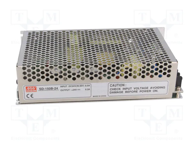 MEAN WELL SD-150B-24 Convertidor DC/DC 151,2W 24VDC MEAN WELL SD-150B-24 Convertidor DC/DC 151,2W 24VDC