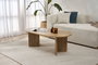 Nordure Mesa de Café VNT Roble 119x60x40 cm Tablero de Partículas Recubierto de Melamina