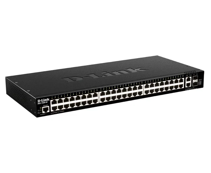 D-Link DGS-1520-52/E Switch Gestionado L3 de 52 Puertos con 10G Ethernet y SFP+ D-Link DGS-1520-52/E Switch Gestionado L3 de 52 Puertos con 10G Ethernet y SFP+