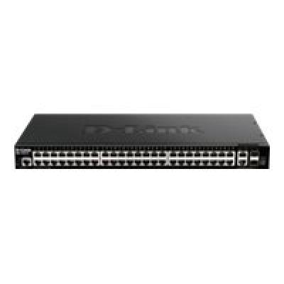D-Link DGS-1520-52/E Switch L3 Smart 48 puertos Gigabit + 4 puertos 10 Gigabit