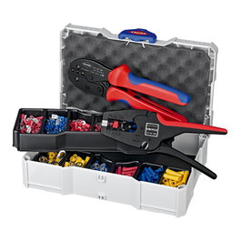 Knipex Surtido de crimpado 97 90 22 con conectores de cable